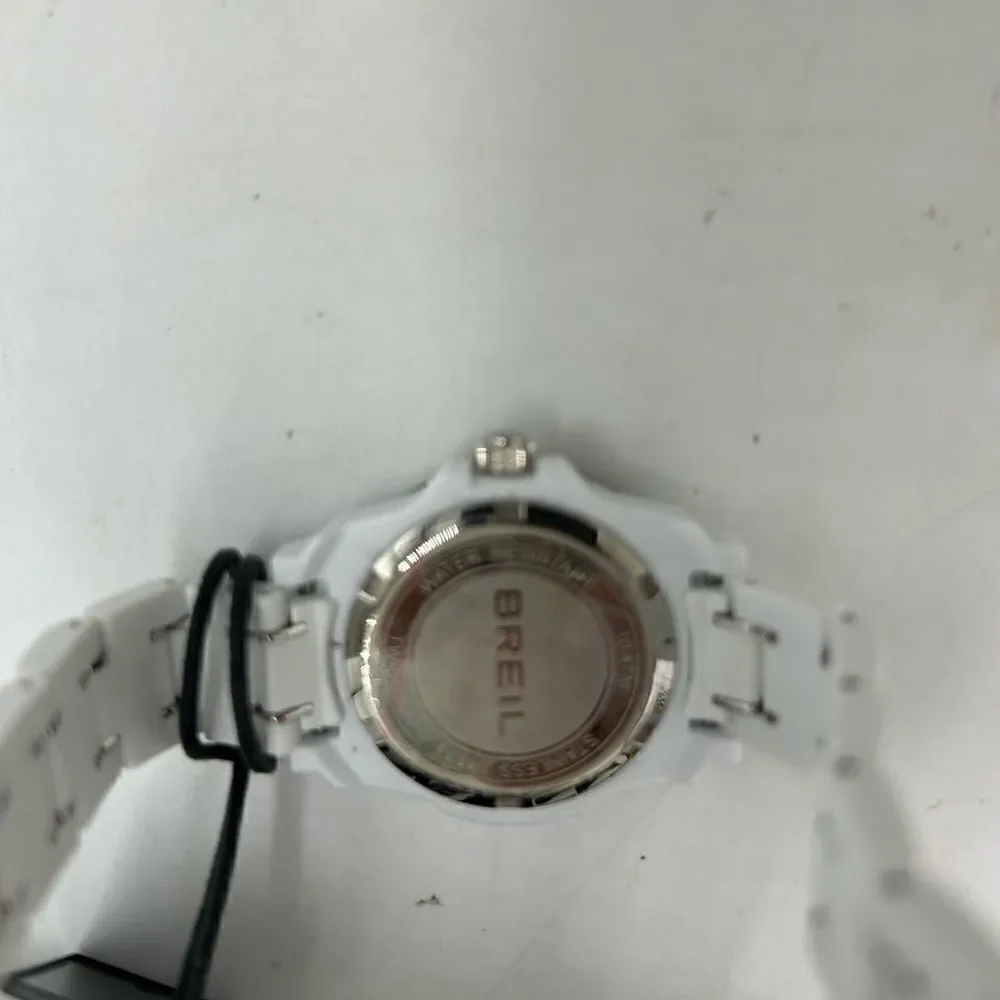 Women’s Breil ceramic watch with  Crystal, Bezzel, and face NWT
